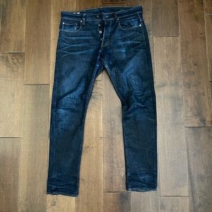 G-Star Raw blue 3301 34x32 tapered jeans